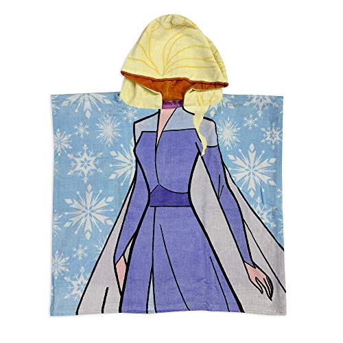 Disney Anna and Elsa Reversible Hooded Towel Frozen 2 Disney Anna and Elsa Reversible Hooded Towel Frozen 2