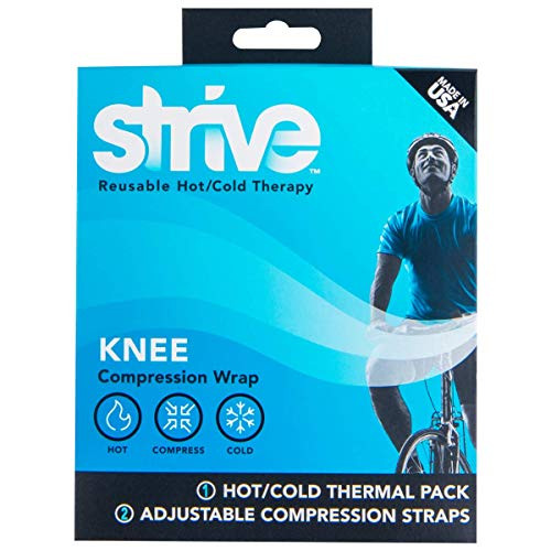 Strive Compression Therapy Wrap | Joint Pain Relief and Muscle Recovery for Knee | Hot and Cold | Made in the USA Strive Compression Therapy Wrap | Joint Pain Relief and Muscle Recovery for Knee | Hot and Cold | Made in the USA