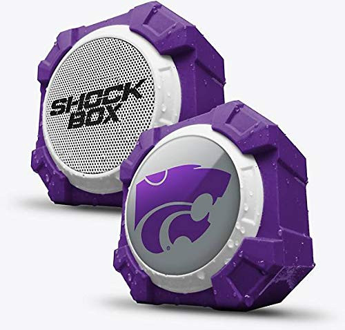 NCAA Kansas State Wildcats Shockbox LED Wireless Bluetooth Speaker- Team Color