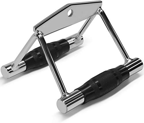 Cable Machine Handle Attachments- Rowing Machine Handle Set Pull Down Exercise Handles- Weight Lifting Workout Accessories- Pull Down Exercise Handles for Home Gym