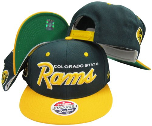 Colordao State Rams Script Green/Gold Two Tone Plastic Snapback Adjustable Plastic Snap Back Hat/Cap Colordao State Rams Script Green/Gold Two Tone Plastic Snapback Adjustable Plastic Snap Back Hat/Cap