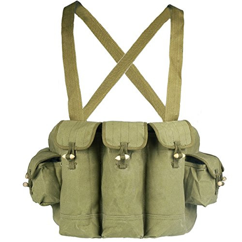 Loklode Chinese Military Surplus AK47 Chest Pouch Rig Ammo Mag Bandolier Type 56