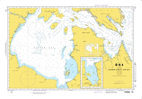 NGA Chart 111-Hudson Strait and Bay - Water-Resistant