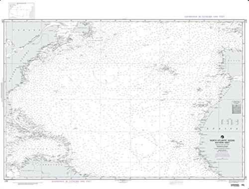 NGA Chart 120-North Atlantic Ocean - Southern Sheet - Water-Resistant