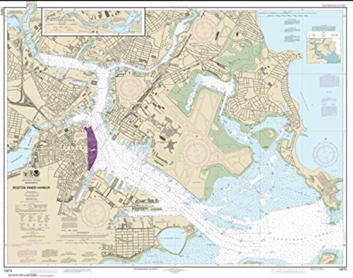 NOAA Chart 13272-Boston Inner Harbor - Water-Resistant - by East View Geospatial