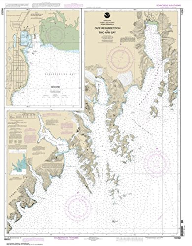 NOAA Chart 16682-Cape Resurrection to Two Arm Bay- Seward - Water-Resistant - by East View Geospatial
