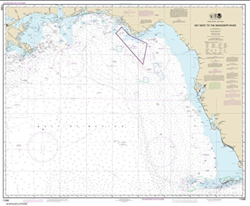 NOAA Chart 11006-Gulf Coast - Key West to Mississippi River - Water-Resistant - by East View Geospatial