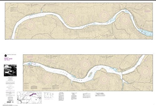 NOAA Chart 18547-Snake River-Lake Bryon- Water-Resistant - by East View Geospatial