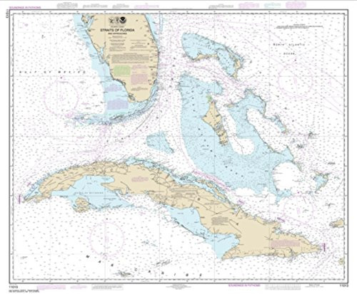 NOAA Chart 11013-Straits of Florida and Approaches - Water-Resistant - by East View Geospatial