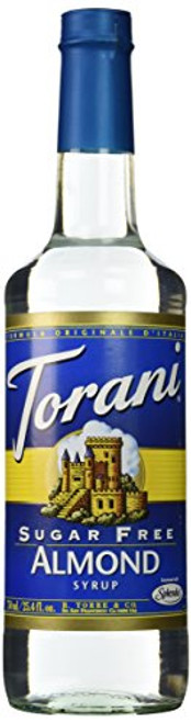 Torani Sugar Free Almond Syrup 750mL
