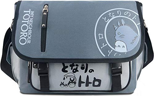 Roffatide Anime My Neighbor Totoro Messenger Bag Crossbody Bag Oxford Shoulder Bag Satchel School Bag