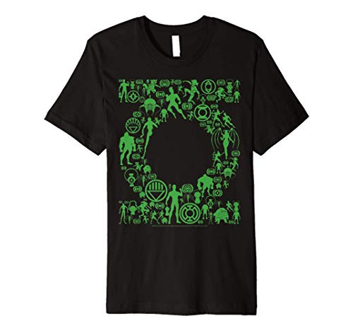 DC Comics Green Lantern Logo Icon Fill Premium T-Shirt