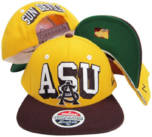 Arizona State Sun Devils Gold/Maroon Two Tone Snapback Adjustable Plastic Snap Back Hat/Cap Arizona State Sun Devils Gold/Maroon Two Tone Snapback Adjustable Plastic Snap Back Hat/Cap