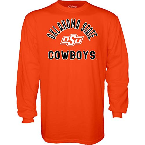 NCAA Oklahoma State Cowboys Mens Long Sleeve T Shirt Line Up Team Color- Oklahoma State Cowboys Orange- Large NCAA Oklahoma State Cowboys Mens Long Sleeve T Shirt Line Up Team Color- Oklahoma State Cowboys Orange- Large