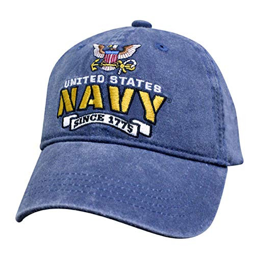 United States Navy Since 1775 Eagle Crest Baseball Hat - Officially Licensed US Military Sailor Pride Cap