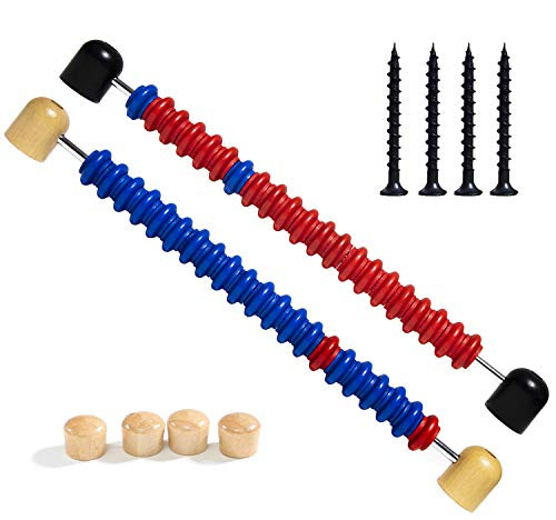 Shuffleboard Score Keeper - Abacus Bead Score Counter- Wooden Shuffleboard Scorer for Shuffleboard Tables with Installing Hardwares