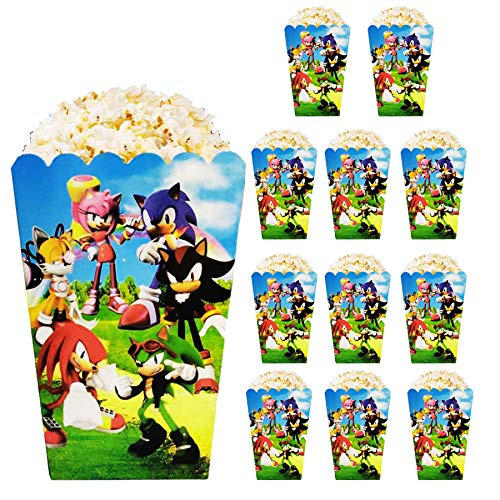 12pcs Sonic the Hedgehog Party Popcorn Boxes-Candy Container for Kids Birthday Party Supplies Themed for Sonic the Hedgehog party Decoration 12pcs Sonic the Hedgehog Party Popcorn Boxes-Candy Container for Kids Birthday Party Supplies Themed for Sonic the Hedgehog party Decoration