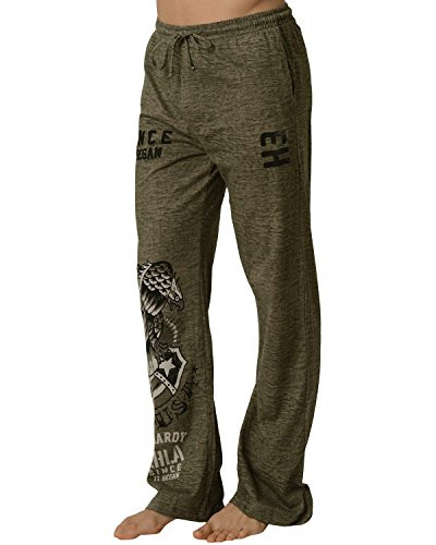 Ed Hardy Men's USA Eagle Lounge Pants - Green Dust - Small