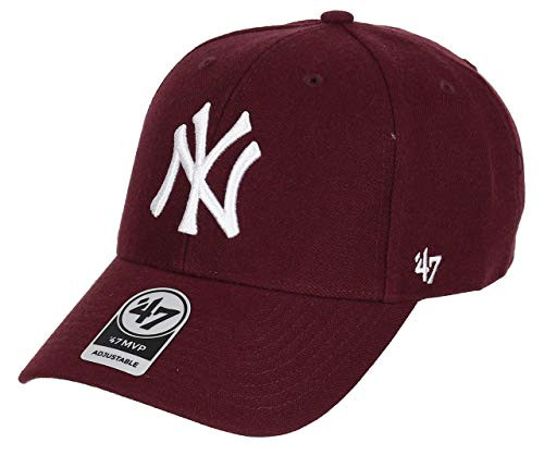 '47 Brand New York Yankees MVP Cap - Dark Maroon