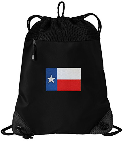 Texas Flag Drawstring Bag Texas Cinch Pack Backpack UNIQUE MESH  and  MICROFIBER