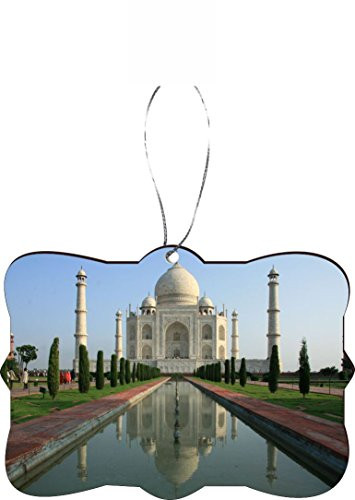 Rikki Knight Christmas Tree Ornament/Car Rear View Mirror Hanger Taj Mahal, Agra, India Design