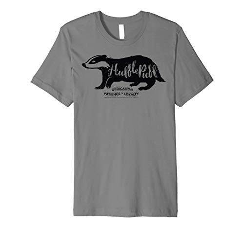 Harry Potter Hufflepuff Badger Logo Premium T-Shirt