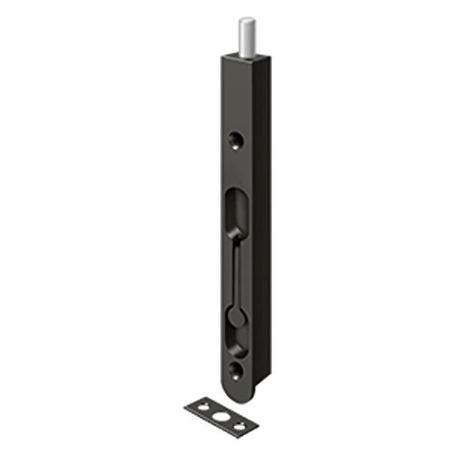 Deltana 7FBZ10B Flush Door Bolt Oil-Rubbed Bronze