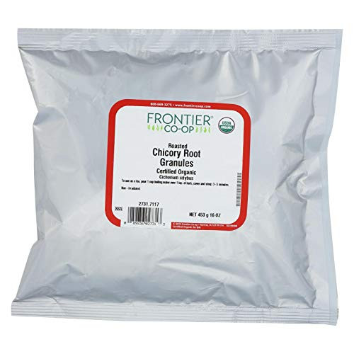 Frontier, Chicory Root Roasted Granules Organic, 16 Ounce