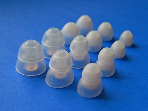 Comfortable (CL) Oval Fit Set Replacement Ear Adapters Eartips Earbuds Gels for Sennheiser (M2 IE) Momentum I and G, CX 3.00, CX 5.00, CX 7.00BT, HD1, HD1 Free and HD1 Wireless In Ear Earphones