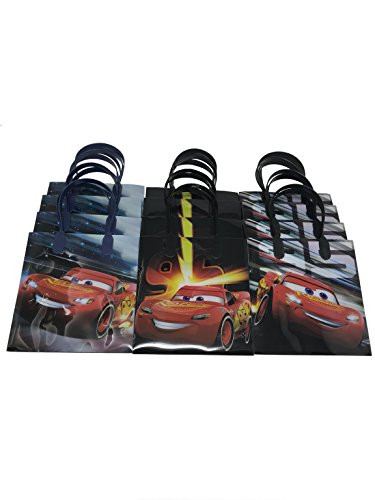 Disney Pixar Cars Party Favor Loot Bags 12 Pieces