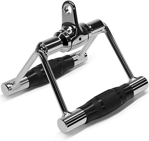 Double D Handle- Cable Machine Handle Attachments- Pull Down Exercise Handles of Home Gym Accessories -Rotated Handle-