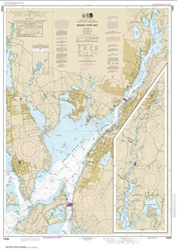 NOAA Chart 13226-Mount Hope Bay- Water-Resistant - by East View Geospatial