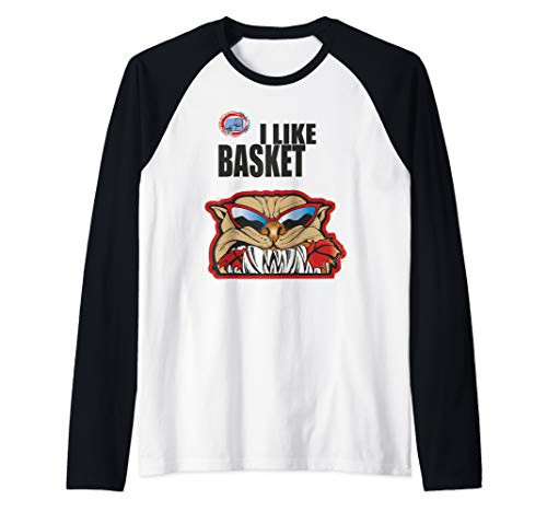 I Like Basket Funny Basketball Sport Raglan Baseball Tee