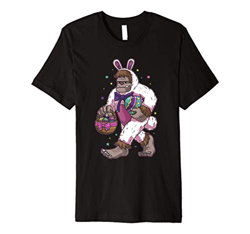 Easter Bunny Bigfoot Sasquatch Easter Egg Basket Gift Premium T-Shirt Easter Bunny Bigfoot Sasquatch Easter Egg Basket Gift Premium T-Shirt