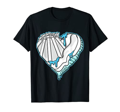 SNK Heart To Match Jordan 11 Low Legend Blue T-Shirt