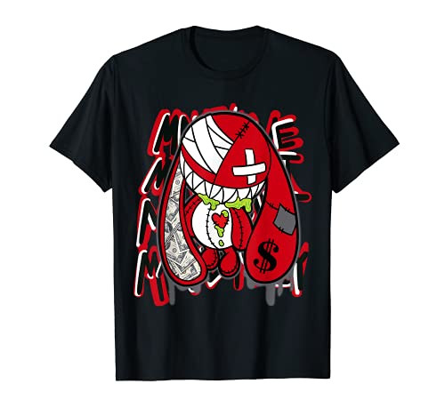 Money Bunny Graphic Tee Match Jordan 13 Red Flint T-Shirt