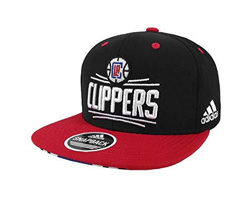 adidas Hat NBA Basketball Structured Snapback Adjustable Cap -One Size- Los Angeles Clippers-