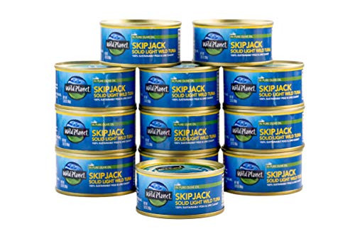 Wild Planet Skipjack Solid Light Wild Tuna In Pure Olive Oil- 2.82oz- 12Count Wild Planet Skipjack Solid Light Wild Tuna In Pure Olive Oil- 2.82oz- 12Count