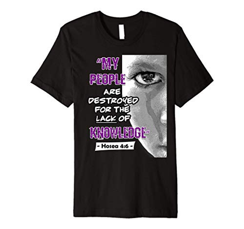 Hebrew Israelite Clothing Destroyed Lack Knowledge T-Shirt