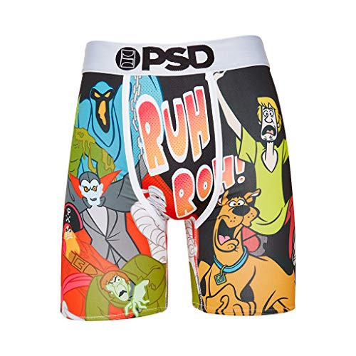 PSD Men's Boxer Brief -Black/Scooby DOO Monsters- XL-
