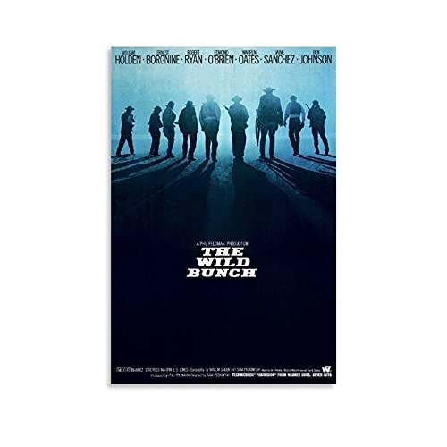 TYJKI The Wild Bunch -1969- Movie Posters Poster Decorative Painting Canvas Wall Art Living Room Posters Bedroom Painting 20x30inch-50x75cm-