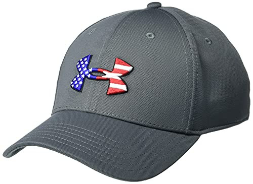 Under Armour Men's Freedom Blitzing Hat - Pitch Gray -012-/Black - X-Large/XX-Large