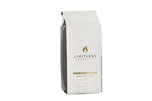 Limitless Coffee Air Roasted Ground Coffee, Espresso Blend, 12 Ounce