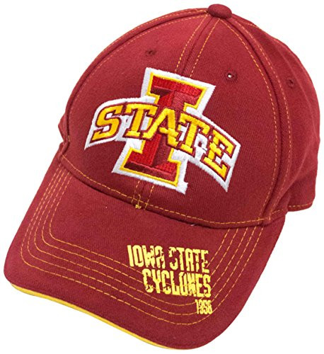 NCAA Iowa State Cyclones Dark Red Applique Cap