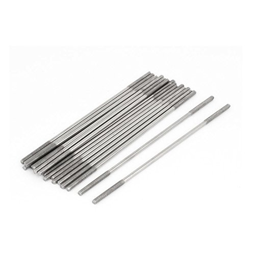 Aexit M3x120mm 304 Nails- Screws  and  Fasteners Stainless Steel Double End Threaded Stud Screw Nut  and  Bolt Sets Bolt 20pcs