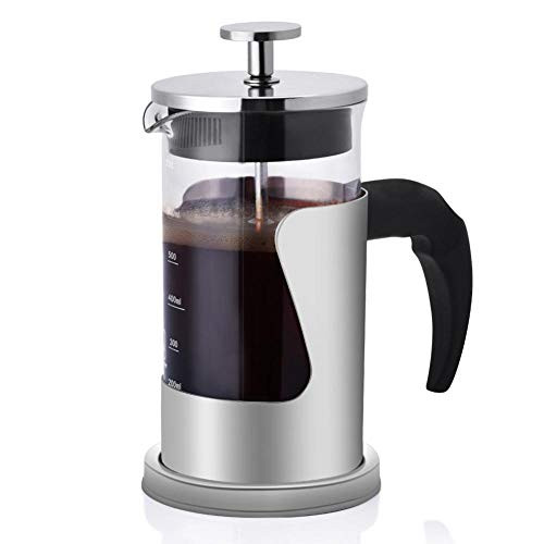 Coffee Press Pot- 350ML 304 Stainless Steel and Glass Heat Resistant French Press Coffee and Tea Makers Pot-French Press Coffee Pot Coffee Press Pot- 350ML 304 Stainless Steel and Glass Heat Resistant French Press Coffee and Tea Makers Pot-French Press Coffee Pot