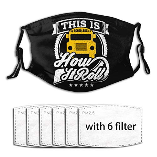 Masks- School Bus Driver Adjustable Dustproof One Size