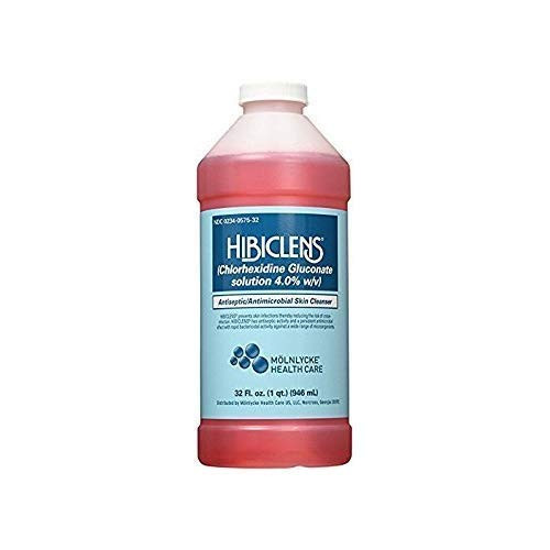 Hibiclens Antiseptic and Antimicrobial Skin Cleanser 32 Oz Pack of 2 Hibiclens Antiseptic and Antimicrobial Skin Cleanser 32 Oz Pack of 2