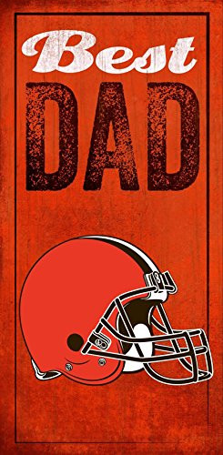 Fan Creations Cleveland Browns Best Dad Sign, Multicolored