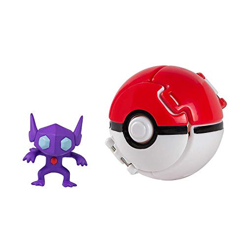 Throw 'N' Pop Poke Ball- Pikachu Figure and Poke Ball Action Figure Toy -Sableye and Poke Ball- Throw 'N' Pop Poke Ball- Pikachu Figure and Poke Ball Action Figure Toy -Sableye and Poke Ball-
